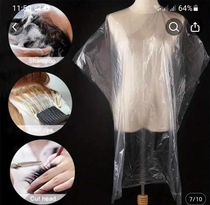 Одноразовый пеньюар